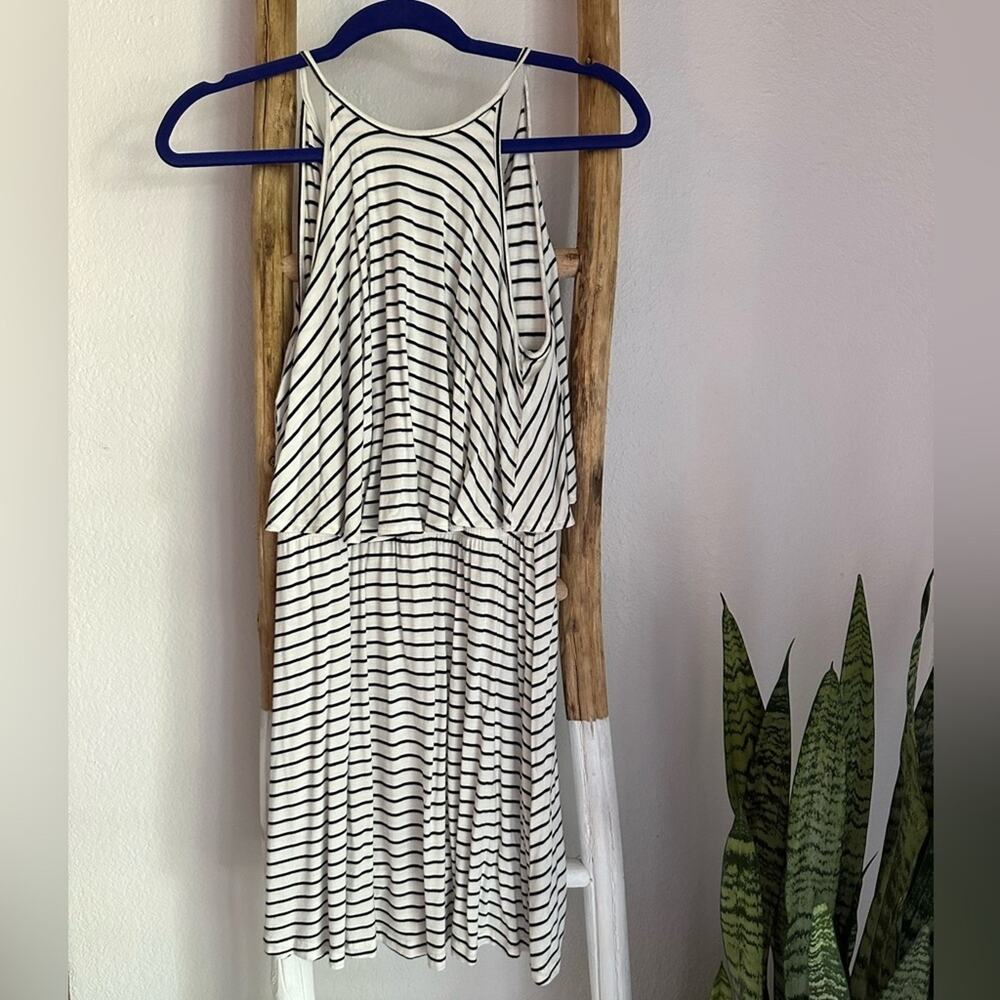 American eagle high neck striped dress